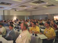 Picture of the meeting room with attendees