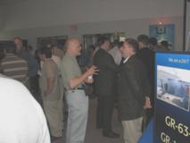 Attendees enjoyed networking during breaks